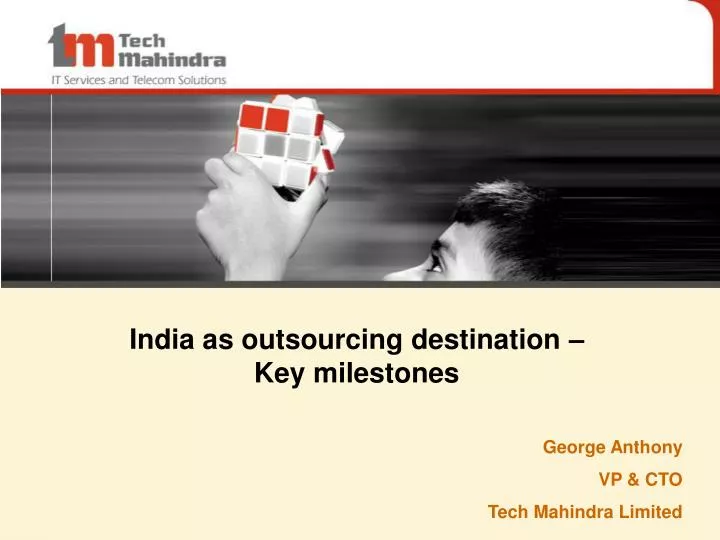india as outsourcing destination key milestones