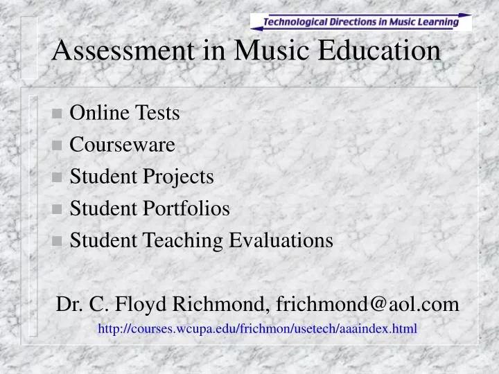 assessment in music education