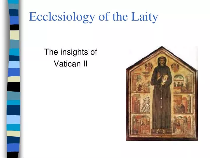ecclesiology of the laity