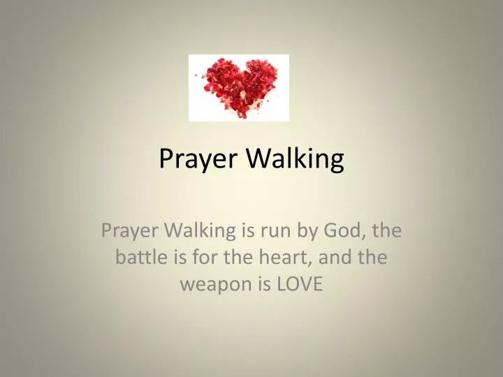 prayer walking