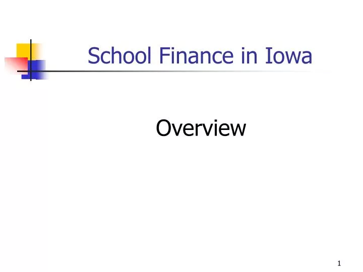 school finance in iowa