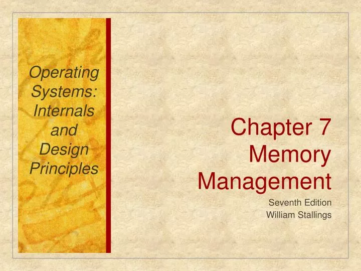 chapter 7 memory management