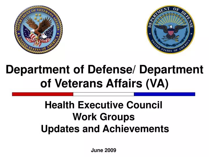 department of defense department of veterans affairs va