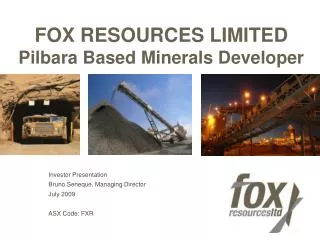 FOX RESOURCES LIMITED