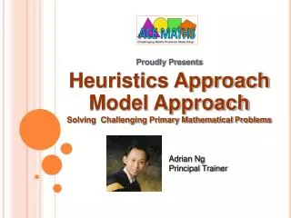 Proudly Presents Heuristics Approach Model Approach Solving Challenging Primary Mathematical Problems