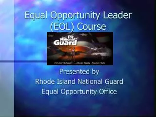 Equal Opportunity Leader (EOL) Course