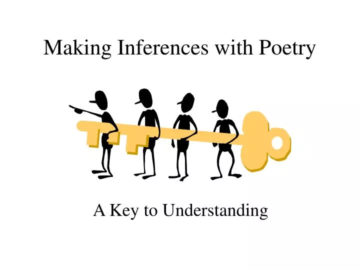 making inferences with poetry