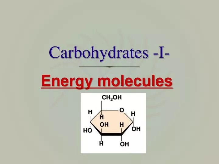 carbohydrates i