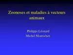 Zoonoses et maladies à vecteurs animaux - slide 1