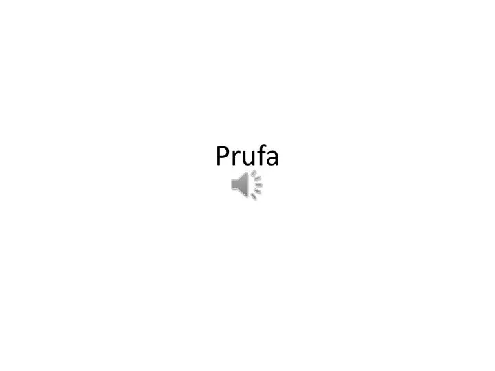 prufa