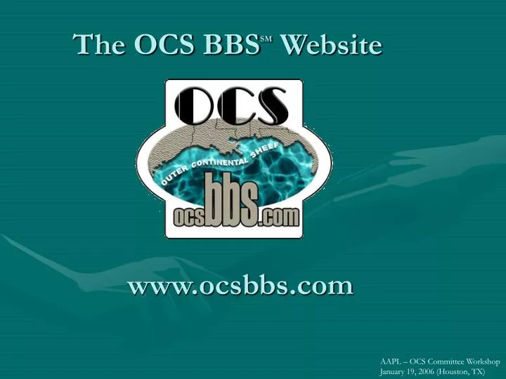 the ocs bbs sm website