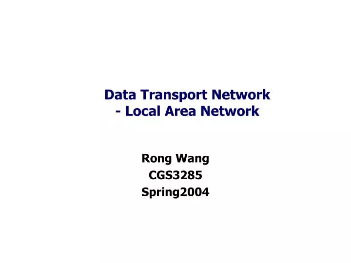 data transport network local area network
