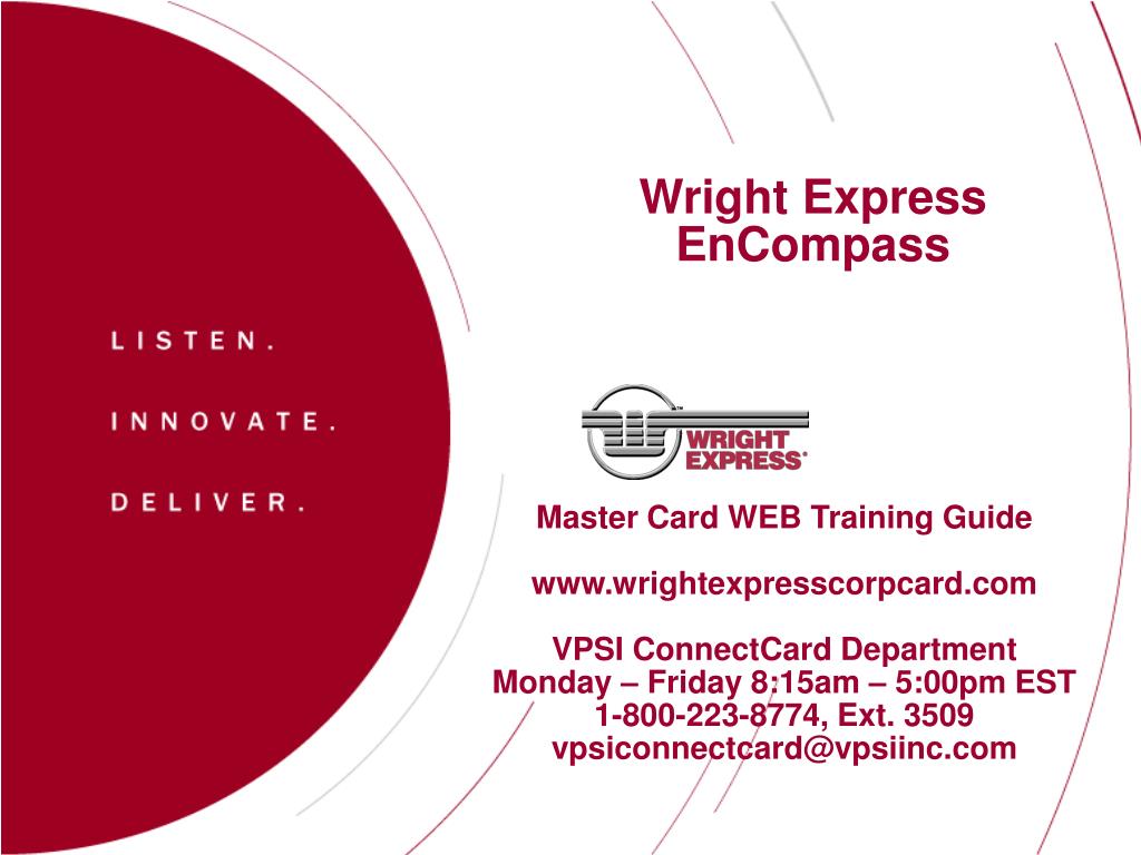 Wright Express PPT - Wright Express EnCompass PowerPoint Presentation, free download ...