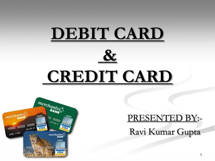 debit card credit card