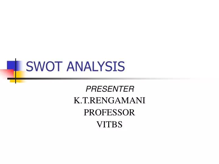 swot analysis