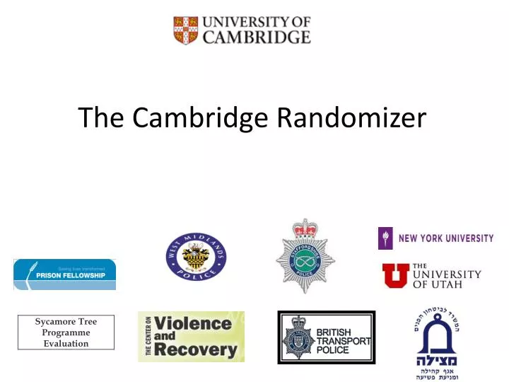 the cambridge randomizer