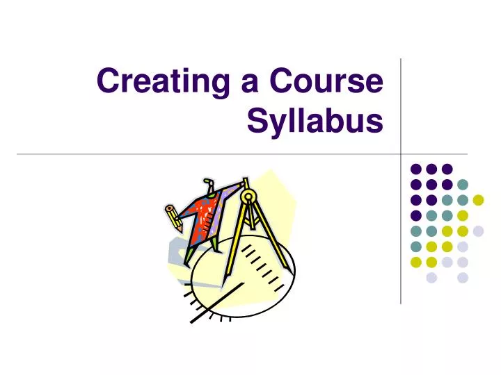 creating a course syllabus