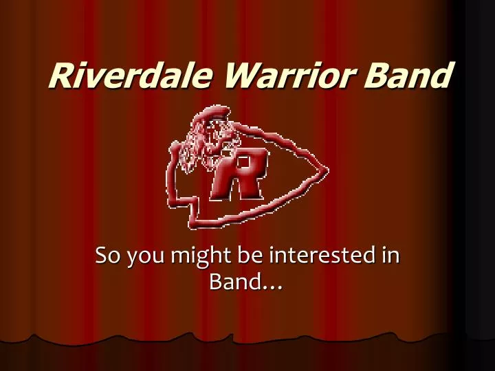 riverdale warrior band