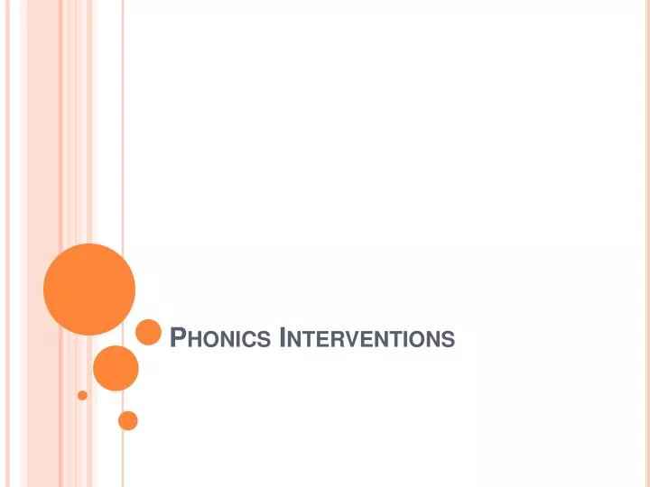 phonics interventions