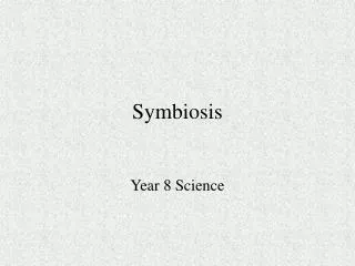 symbiosis