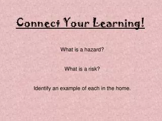 Connect Your Learning!