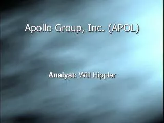 Apollo Group, Inc. (APOL)