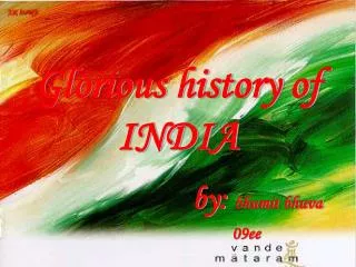 Glorious history of INDIA