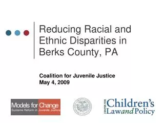 Reducing Racial and Ethnic Disparities in Berks County, PA