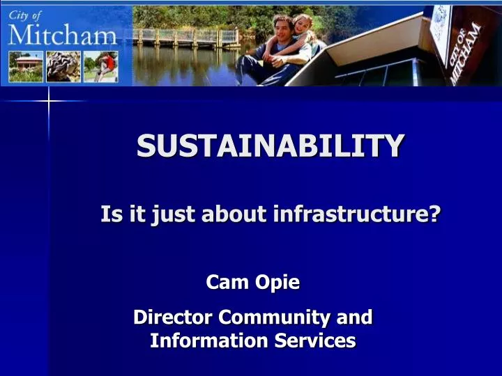 sustainability is it just about infrastructure