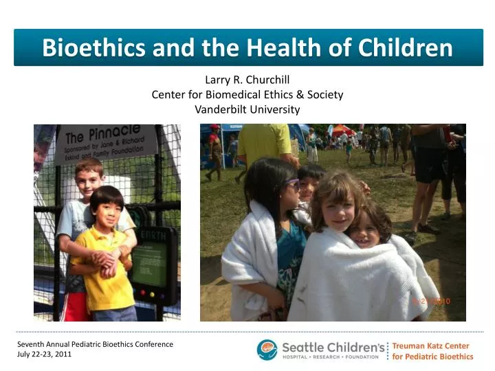 bioethics and the health of children