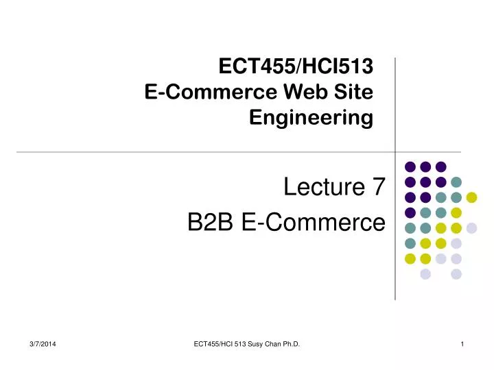 ect455 hci513 e commerce web site engineering
