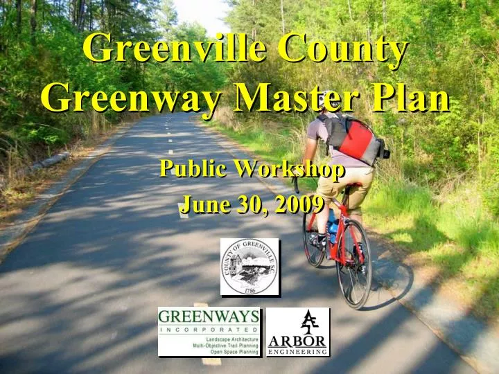 greenville county greenway master plan