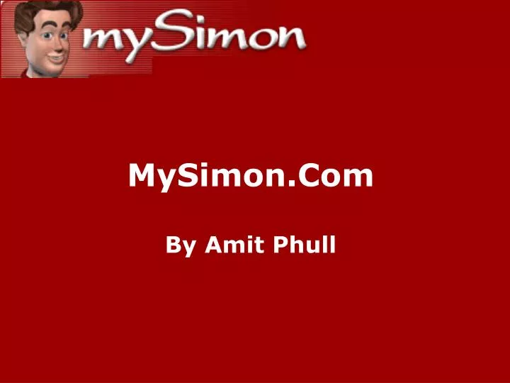mysimon com by amit phull