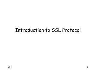 Introduction to SSL Protocol