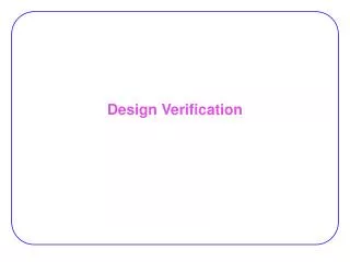 Design Verification