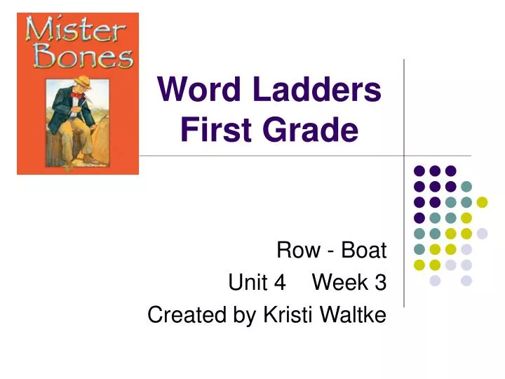 word ladders first grade