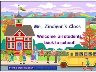 Mr. Zindman’s Class