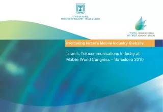 Promoting Israel’s Mobile Industry Globally