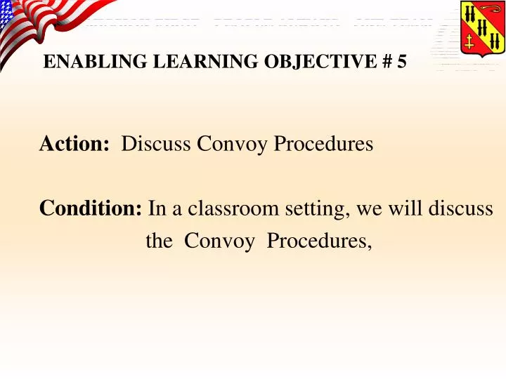 enabling learning objective 5