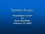 Systolic Arrays - slide 1