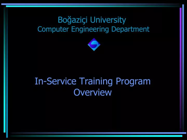 in service training program overview