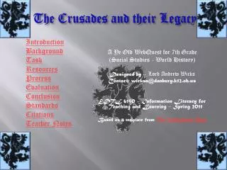 The Crusades and their Legacy