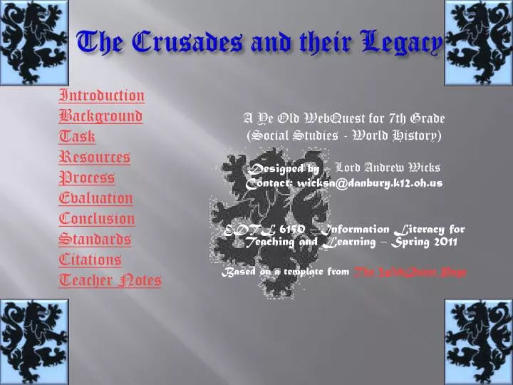 the crusades and their legacy