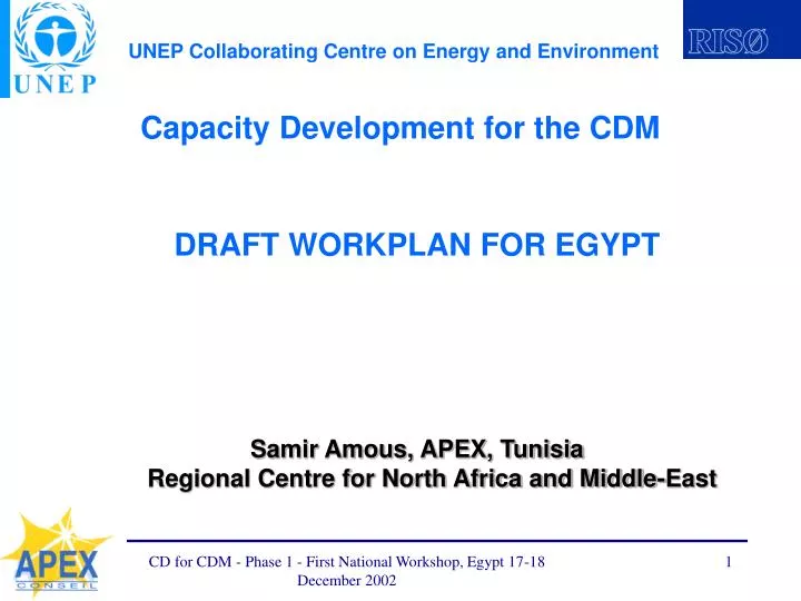 capacity development for the cdm