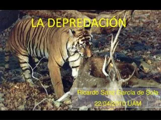 la depredaci n