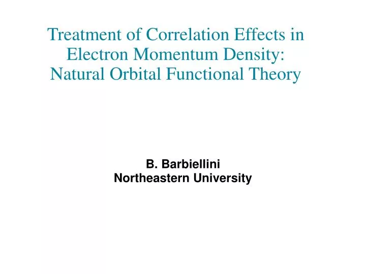 treatment of correlation effects in electron momentum density natural orbital functional theory