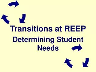 Transitions at REEP