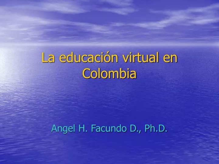 la educaci n virtual en colombia