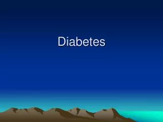 diabetes