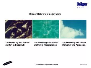 Dräger Röhrchen Meßsystem